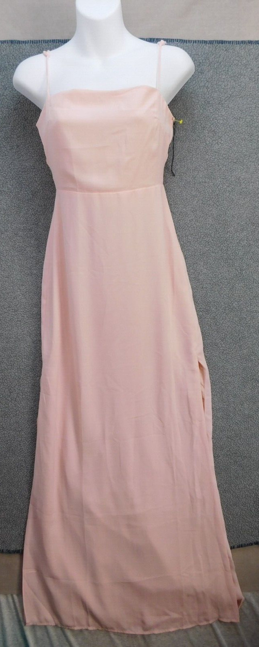 Superdown Women's XS Sleeveless Maxi Peach Dress